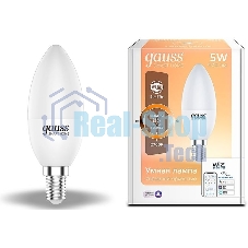 Лампа Светодиодная Gauss Smart Home DIM E14 C37 5 Вт 2700К 1/10/40