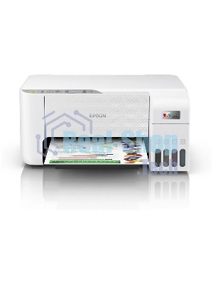 МФУ струйное Epson L3256 (C11CJ67407/C11CJ67414/C11CJ67421/C11CJ67519/C11CJ67504/C11CJ67524/C11CJ67516), A4 цветное, печ. до 10 стр/мин. (ч/б) до 5 стр/мин. (цвет), 1440 x 5760 dpi (печать) 1200x2400dpi (скан.), USB, Wi-Fi