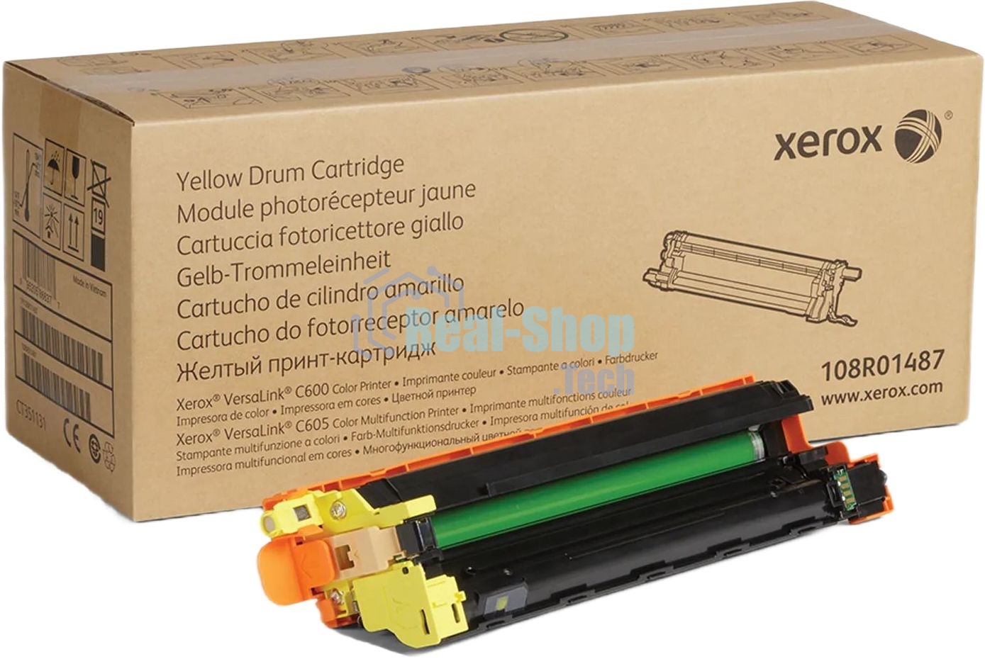 Барабан Xerox 108R01487 желтый,yellow (40000 стр)для VersaLink C600/C605(Channels)