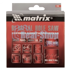 Коронка Matrix BIMETAL, 102 мм