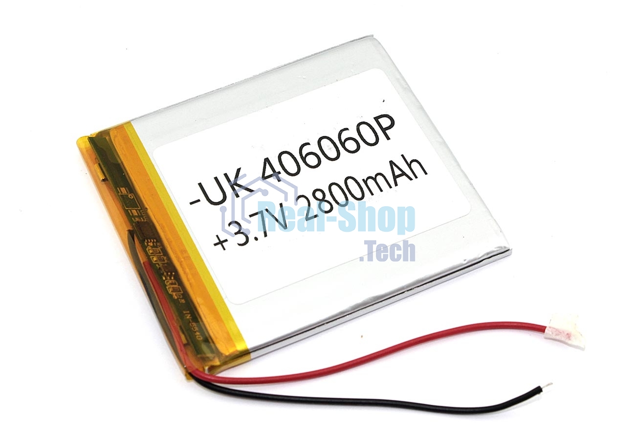Аккумулятор Li-Pol (батарея) 4x60x60мм 2pin 3.7V/2800mAh