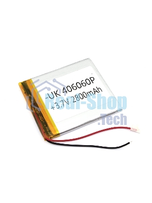 Аккумулятор Li-Pol (батарея) 4x60x60мм 2pin 3.7V/2800mAh