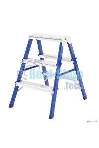 Стремянка двусторонняя Сибртех 3ст стальная