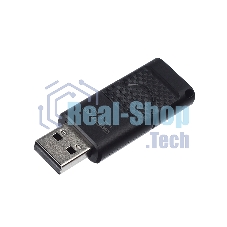 Флешка USB GoPower SLIDER (00-00025964), 32Gb, USB 2.0, R/W 20/10, черный матовый