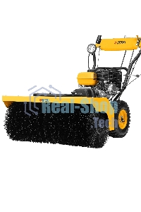 Гибридная снегоуборочная машина с функц. подметания Denzel SWB-800, 212 сс, руч. старт, 2 насадки