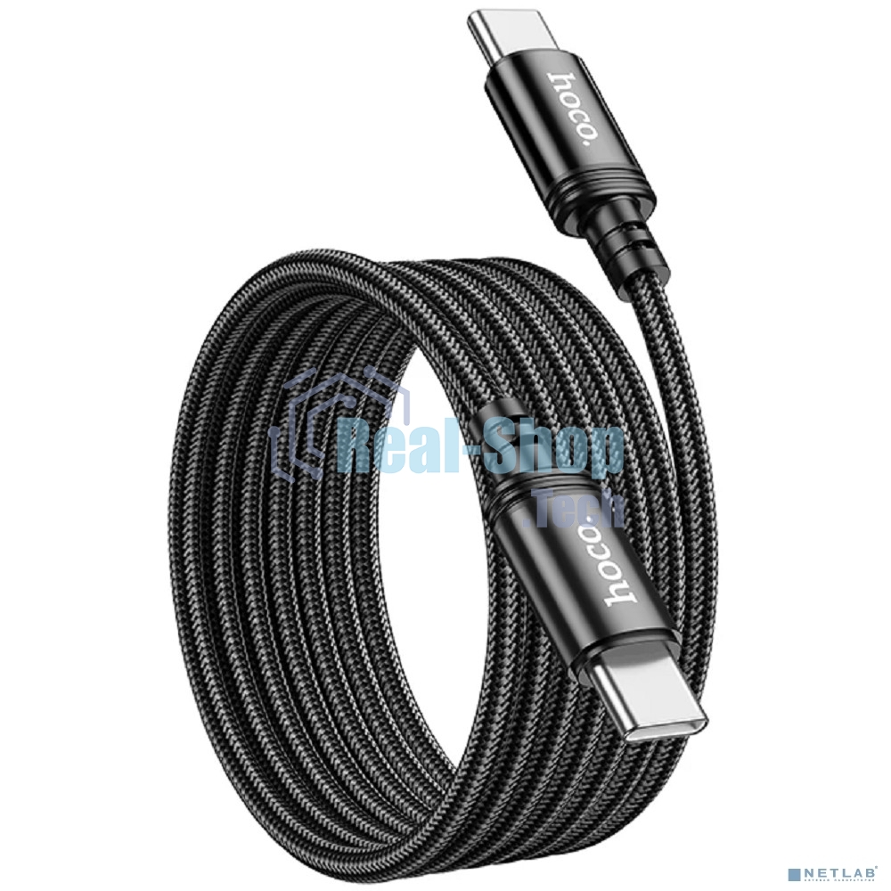 Кабель HOCO X89/PD кабель Type-C-Type-C/2m/60W/черный