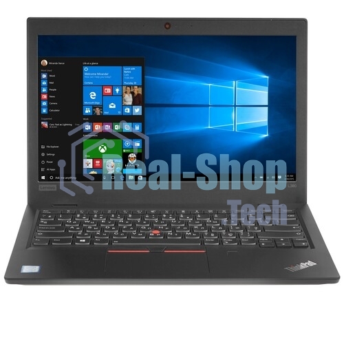 Клавиатура для ноутбука Lenovo X280 черная с подсветкой