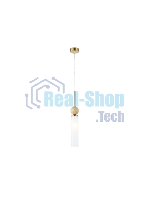Светильник Ambrella light LH53256 BS/FR латунь/белый матовый E14 max 40W D80*470