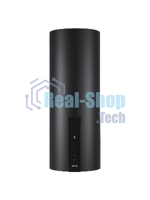 Вытяжка KORTING KHC 35969 DN Cylinder, настенная, 35 см, производительность 900 м3/ч, 3 режима, сенсорное управление, таймер, обратный клапан, LED освещение, угольный фильтр KIT 0286 (опция), BLDC мотор, черный