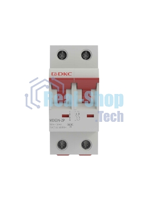 Выключатель автоматический двухполюсный DKC 32А C MD63N-2PC32 6кА