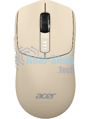 Мышь беспроводная Acer OMR312 бежевый, 3200 dpi, радиоканал, Bluetooth, USB, кнопки - 5