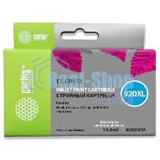 Картридж струйный Cactus CS-CD973 №920XL пурпурный (14.6 мл.) для HP Officejet 6000/6500/7000/7500