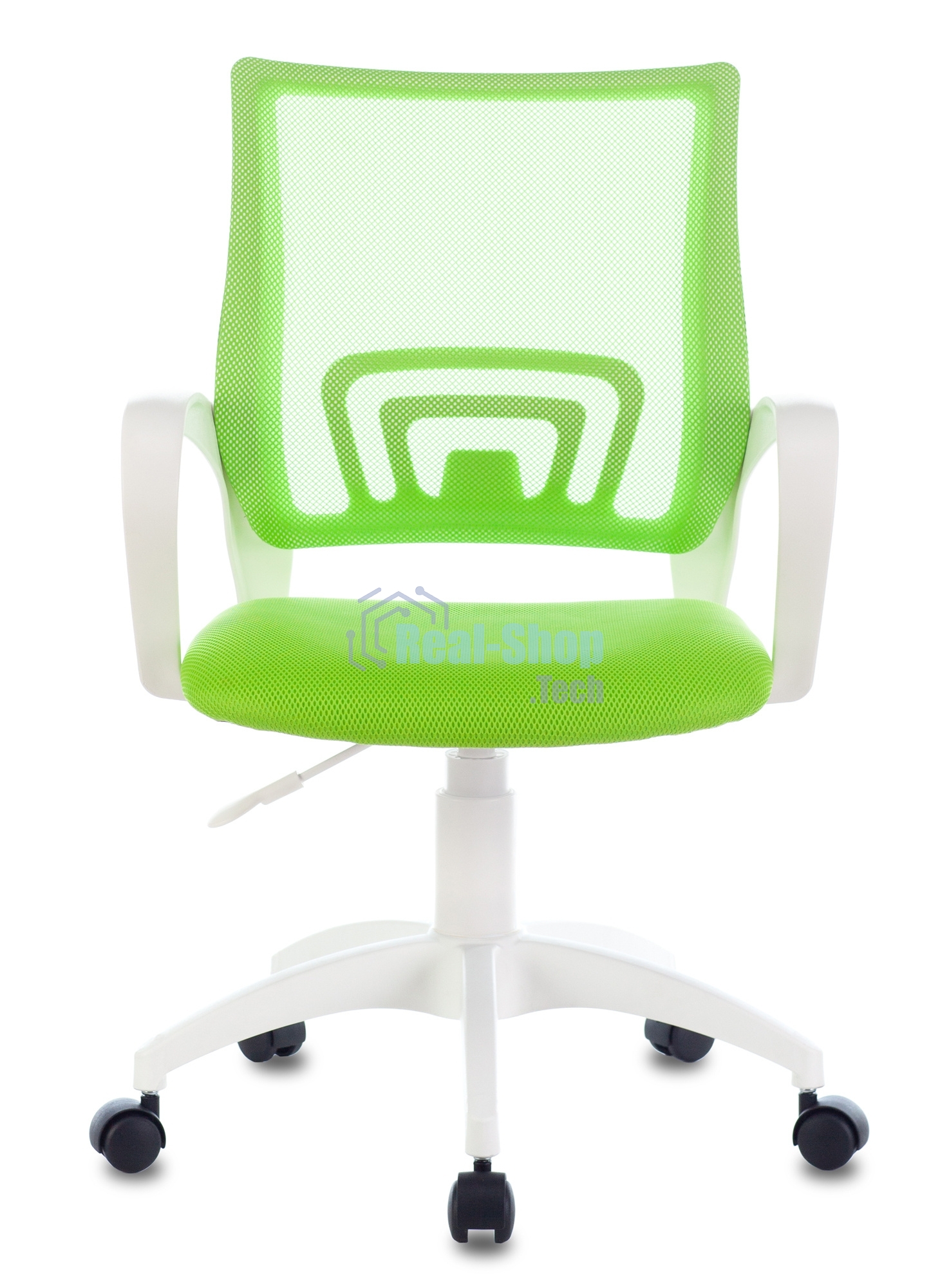 Кресло Бюрократ CH-W695NLT TW-03A TW-18 салатовый, сетка/ткань, 120 кг, механизм качания