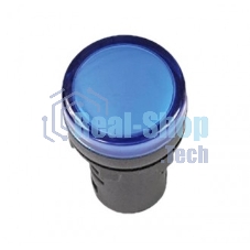 Арматура светосигнальная AD-22DS 24В AC/DC син. ИЭК BLS10-ADDS-024-K07