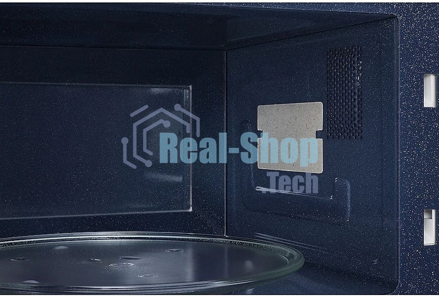 Микроволновая печь Samsung MS23T5018AK/BW черный, 23 л, 800 Вт, переключатели - сенсор