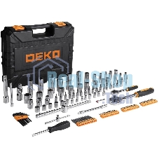 Набор инструментов Deko DKAT121 121 предмет (жесткий кейс)
