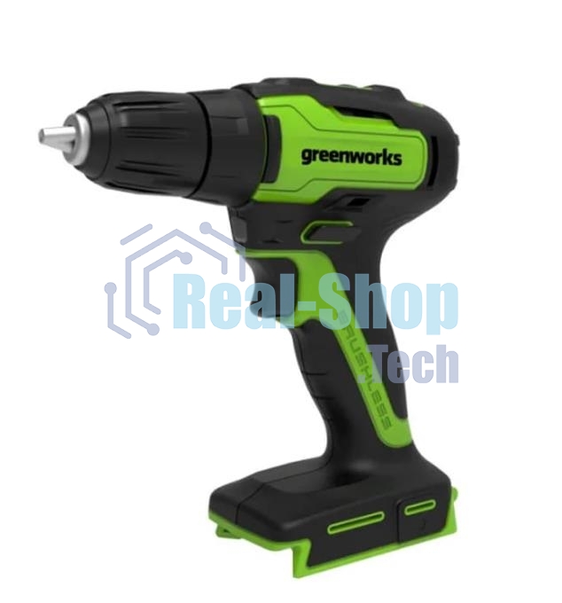 Дрель-шуруповерт аккумуляторная GREENWORKS 3704007UA, Аккумуляторная, 24В