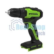 Дрель-шуруповерт аккумуляторная GREENWORKS 3704007UA, Аккумуляторная, 24В