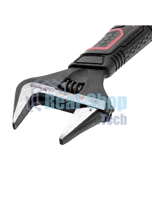 Ключ разводной Matrix, тонкие губки, фосфатированный, двухкомпонентная рукоятка, 300 мм, PRO