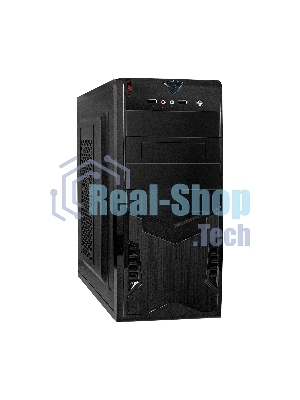 Компьютерный корпус Miditower ExeGate EX280386RUS CP-604 Black, ATX, (CP350W, 80мм), 2хUSB, Audio