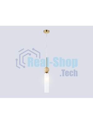 Светильник Ambrella light LH53256 BS/FR латунь/белый матовый E14 max 40W D80*470