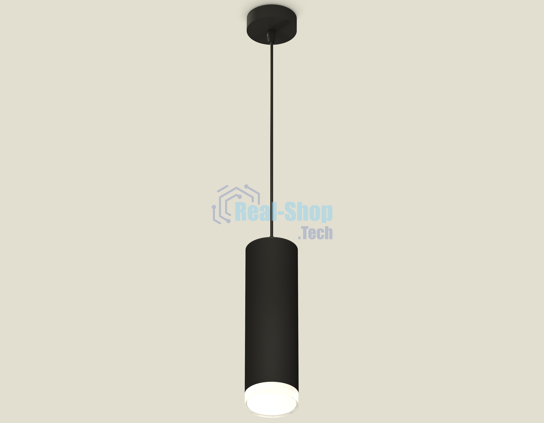 Светильник Ambrella Light XP8192010SBK/FR/CL черный песок/белый матовый/прозрачный GX53 (A2333, C8192, N8399)