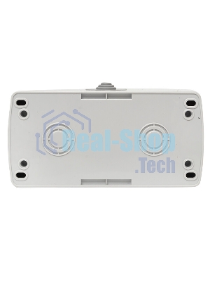 Розетка EKF Мурманск EFR16-129-30-54 2-местная 16А с заземлением с крышкой IP54 серый с защитными шторками