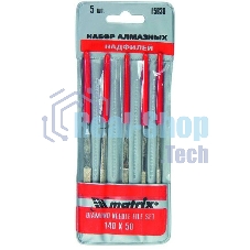 Набор надфилей Matrix алмазных 140х50х3 5шт