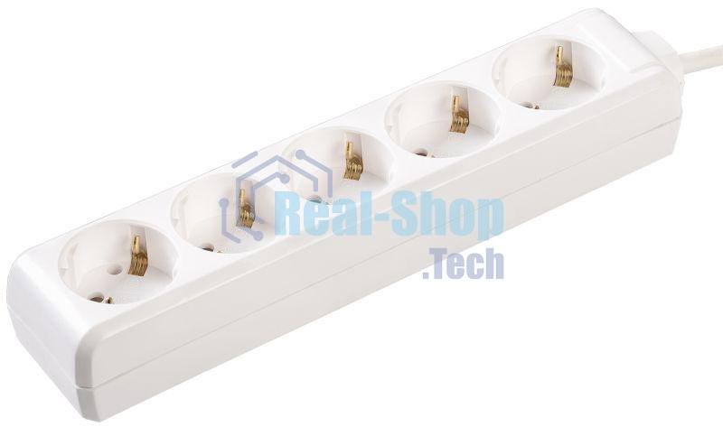 Удлинитель 5х3 м с заземл. 16А IP20 У04 2P+PE ИЭК WYP10-16-05-03-Z-N