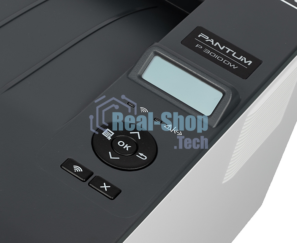 Принтер лазерный Pantum P3010DW, A4, ч/б, печ. до 30 стр/мин., 1200 x 1200 dpi, USB, RJ-45, Wi-Fi, NFC