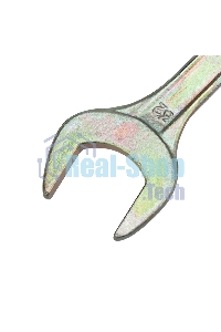 Ключ гаечный рожковый Rexant 30х32 мм, желтый цинк