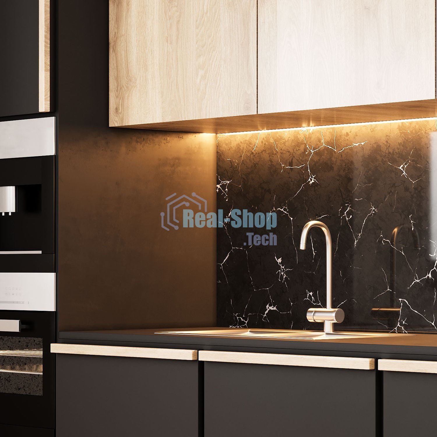 Лента светодиодная Basic Gauss 12V 4,8W/m 312lm/m 3000K IP20 LED 2m 1/120