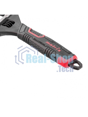 Ключ разводной Matrix, тонкие губки, фосфатированный, двухкомпонентная рукоятка, 300 мм, PRO