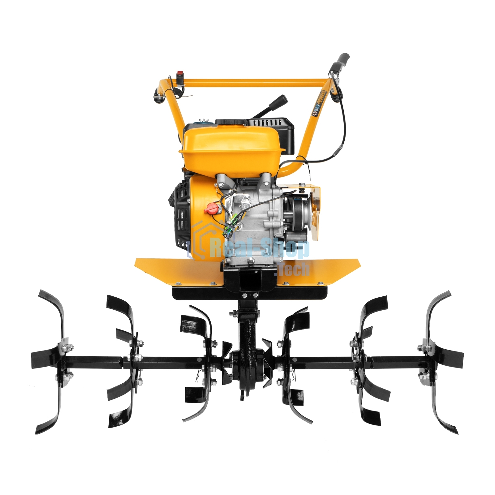 Мотоблок Denzel DPT-270S, 7 л.с., ремен.сцеп, фрез 3х4, ШОМ, передачи 2В/1Н