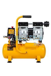 Компрессор Denzel DLS650/10 безмаслянный малошумный 650 Вт, 120 л/мин,ресивер 10 л