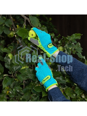 Перчатки садовые Luxe Palisad на липучке, силиконовое нанесение, размер 9