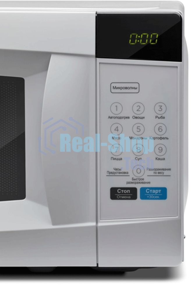 Микроволновая печь Midea EM720CKE белый, 20 л, 700 Вт, переключатели - сенсор