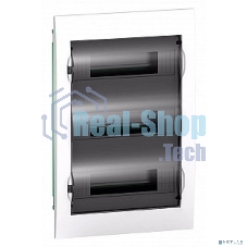 Бокс СП EASY9 встраив. с прозрачной дверью 3ряда 36мод. SchE