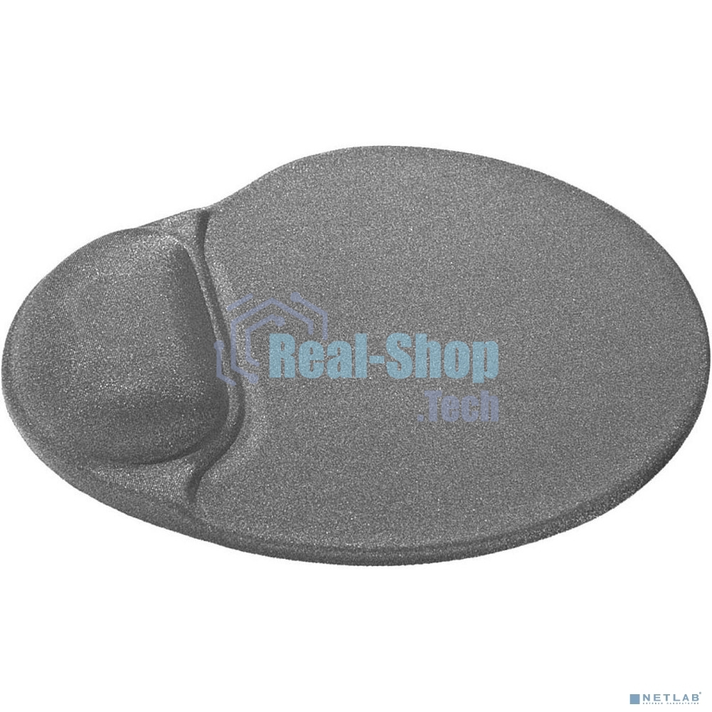 Коврик для мыши Defender гелевый Easy Work (серая лайкра) нескользящ.основа,260х225х5мм