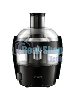 Соковыжималка Philips HR1832/00 черный, центробежная, 500 Вт, 500 мл, механическое
