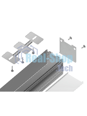 Алюминиевый профиль Ambrella light GP2500AL серебро 2000*25*25