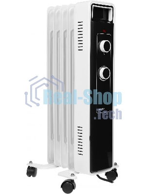 Обогреватель масляный Centek CT-6221-5 (5 секций) белый, 400/600/1000 Вт, 12,5 м2, 3 режима, термостат