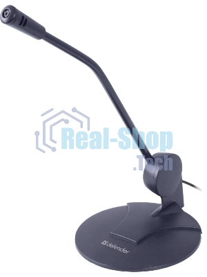 Микрофон Defender MIC-117 черный, кабель 1.8 м