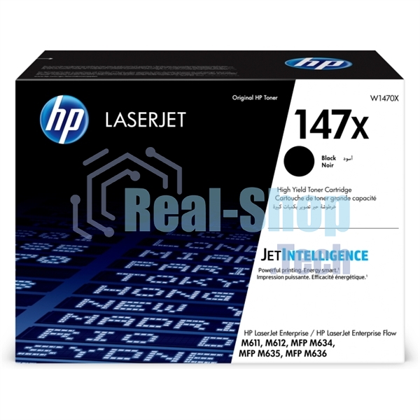 Картридж лазерный HP 147X W1470X черный (25200 стр.) для HP LaserJet M610dn