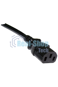 Провод Lanmaster LAN-PP13/SHA-2.0-BK проводник.:2 черный 2м