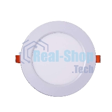 Светильник светодиодный ультратонкий встраив. PPL-R 9Вт 4000К IP40 WH d145мм круглый Jazzway 5008502A