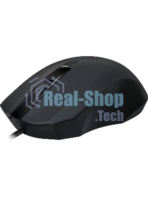 Мышь проводная Defender MM-310 черный, 1000 dpi, USB, кнопки - 3