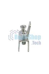 Ограничитель на DIN-рейку (металл) 2 винта Rexant (пакет 10 шт./уп.)