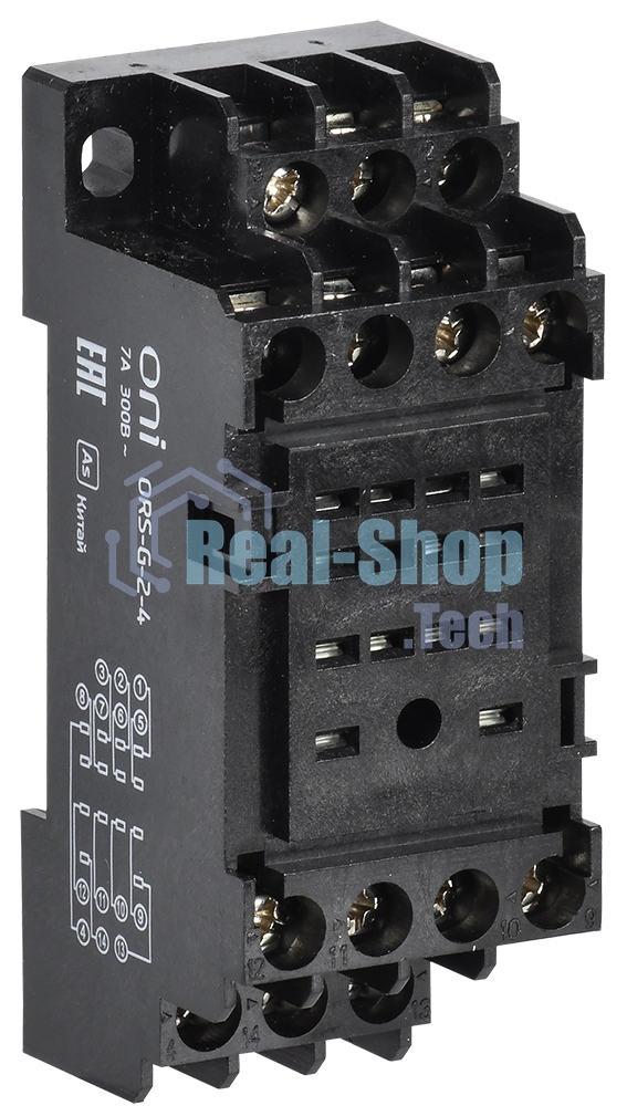 Розетка ORS-G-2-4 для реле OGR-2 4C ONI ORS-G-2-4-G