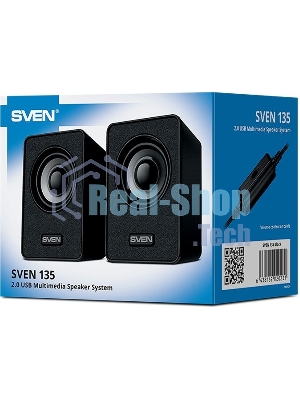 Акустическая система SVEN 135, черный (6 Вт, питание USB)